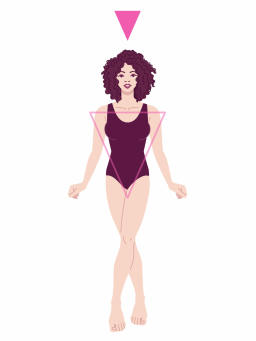 Style tips for inverted triangle body shape Style tips for inverted triangle body shape
