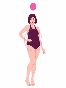 Style tips for round body shapes Style tips for round body shapes