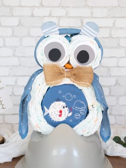 Gâteau de couches Hibou Gâteau de couches Hibou