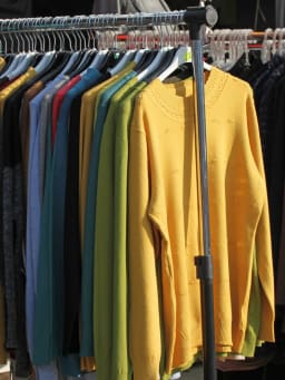 Donating clothes Donating clothes