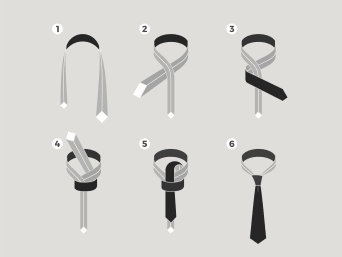 Tying a tie made simple: how to do a Kent or Oriental knot. Tying a tie made simple: how to do a Kent or Oriental knot.