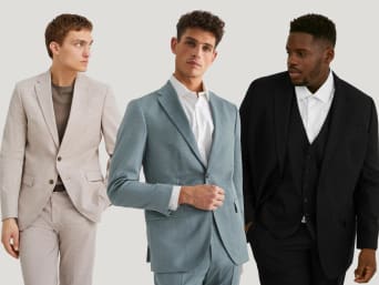 How to find the perfect suit: men wearing different types of suits. How to find the perfect suit: men wearing different types of suits.