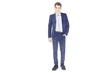 Men’s business casual: blazers and suit jackets are key pieces for this dress code.  Men’s business casual: blazers and suit jackets are key pieces for this dress code.