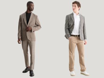 Smart Casual Herren: Ein Sakko ist auch bei diesem modernen Dresscode empfehlenswert.  Smart Casual Herren: Ein Sakko ist auch bei diesem modernen Dresscode empfehlenswert.