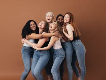 Jeans for different body types – women wearing different types of jeans. Jeans for different body types – women wearing different types of jeans.