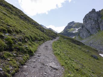 Photo editing – an unedited image of a mountain landscape. Photo editing – an unedited image of a mountain landscape.