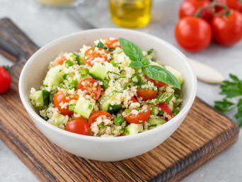 A classic and fresh tabbouleh recipe for a summer garden party. A classic and fresh tabbouleh recipe for a summer garden party.