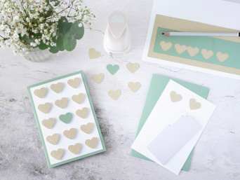 Einladungskarten selbst gestalten für Goldene Hochzeit – Bastelmaterialien für die Einladungskarte.  Einladungskarten selbst gestalten für Goldene Hochzeit – Bastelmaterialien für die Einladungskarte.