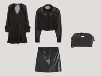 DIY vampire costume: items of clothing for a vampire costume.  DIY vampire costume: items of clothing for a vampire costume.