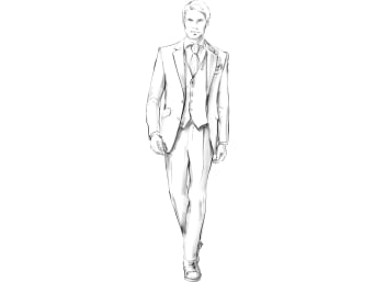 Traditional suits for the groom.  Traditional suits for the groom.