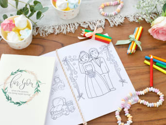 Wedding games: a children’s colouring book.  Wedding games: a children’s colouring book.