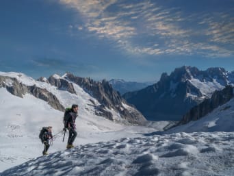 Hochtour – Über der Gletschergrenze begegnest Du viel Schnee und Eis. Hochtour – Über der Gletschergrenze begegnest Du viel Schnee und Eis.