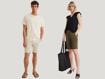 Chino shorts: smart shorts for both men and women. Chino shorts: smart shorts for both men and women.