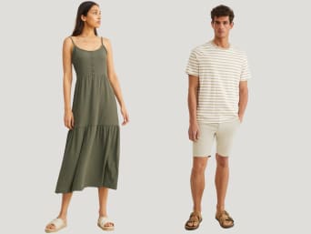 Summer capsule wardrobe: light materials for warm summer days. Summer capsule wardrobe: light materials for warm summer days.