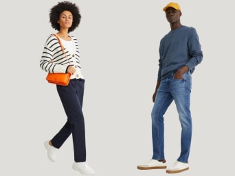 Minimalistische Kleidung geschickt stylen: Einfarbige und dezent gemusterte Kleidung. Minimalistische Kleidung geschickt stylen: Einfarbige und dezent gemusterte Kleidung.