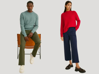 Welche Farben passen zusammen: Kleidung für Color Blocking. Welche Farben passen zusammen: Kleidung für Color Blocking.