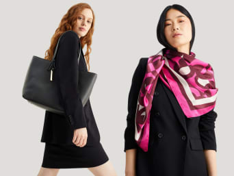 Women’s tall clothing: chunky accessories suit tall women.  Women’s tall clothing: chunky accessories suit tall women.