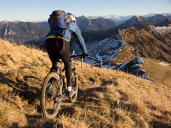 Mountainbike Alpen: Schwere Mountainbiketour am Juifen. Mountainbike Alpen: Schwere Mountainbiketour am Juifen.