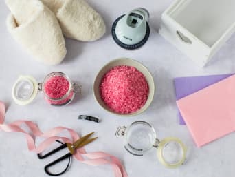 Mother's Day gift DIY - Materials for the wellness basket. Mother's Day gift DIY - Materials for the wellness basket.