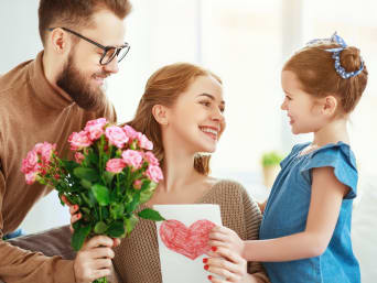 Mother's Day ideas: Mum gets a homemade card. Mother's Day ideas: Mum gets a homemade card.