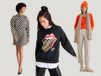Eighties outfits: typische kleuren en patronen opnieuw geïnterpreteerd.  Eighties outfits: typische kleuren en patronen opnieuw geïnterpreteerd.