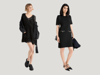 Nieuwjaarsoutfit voor dames: de kleine zwarte jurk als tijdloze nieuwjaarsjurk.  Nieuwjaarsoutfit voor dames: de kleine zwarte jurk als tijdloze nieuwjaarsjurk.