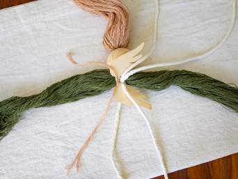 Baptism gift: how to make a money angel – step two. Baptism gift: how to make a money angel – step two.