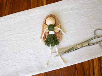 Baptism gift: how to make a money angel – step three. Baptism gift: how to make a money angel – step three.