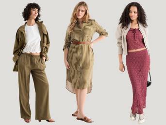 Boho-Outfits für jeden Geschmack: Kleider, Jupes, Blusen und Hosen im Boho-Chic. Boho-Outfits für jeden Geschmack: Kleider, Jupes, Blusen und Hosen im Boho-Chic.