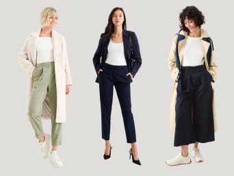 Outfits with pants: various styling ideas for casual and smart office outfits.  Outfits with pants: various styling ideas for casual and smart office outfits.