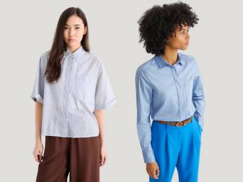 Pastel-coloured outfits paired with bold colours. Pastel-coloured outfits paired with bold colours.