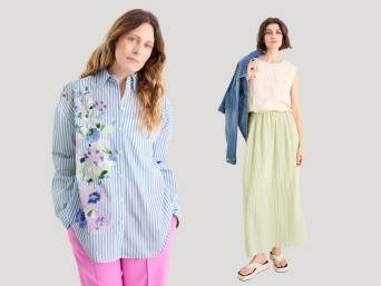 Pastel dresses and outfits with patterns. Pastel dresses and outfits with patterns.