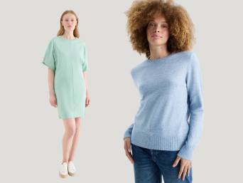 Pastel-coloured outfits for everyday wear. Pastel-coloured outfits for everyday wear.
