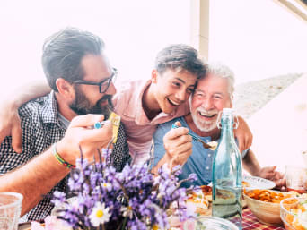 Vaderdaguitstap met verschillende generaties. Vaderdaguitstap met verschillende generaties.