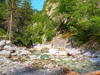 Weitwanderwege in Österreich: Die Garnitzenklamm in Kärnten auf dem Rupertiweg.