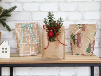 Homemade gift bags for oddly shaped gifts. Homemade gift bags for oddly shaped gifts.