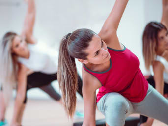 Yoga health - group keeps fit with yoga. Yoga health - group keeps fit with yoga.