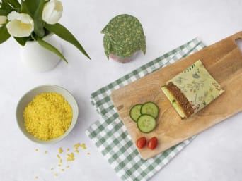 Beeswax wraps are easy to make. Beeswax wraps are easy to make.