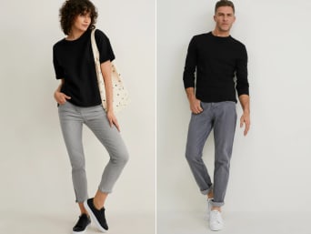 Graue Jeans Graue Jeans