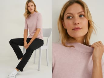 Stehkragen Pullover Stehkragen Pullover