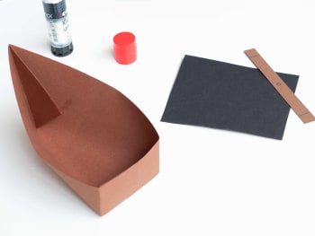 Piratenfeest decoratie: afgemaakt deel van het schip.