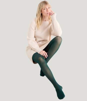 Bonte panty’s zijn een highlight voor elke 60s outfit.