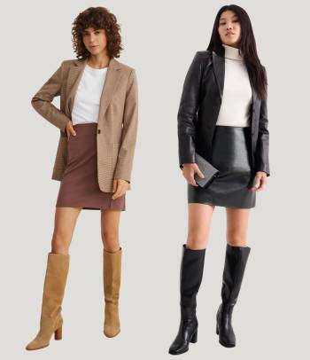 70er Jahre Mode – Outfits mit Miniröcken.