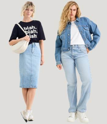 Eighties outfits: denim stijlen.