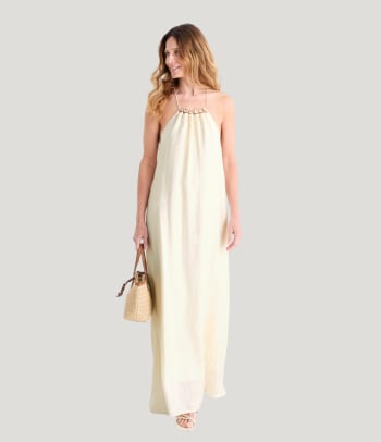 A white party outfit.