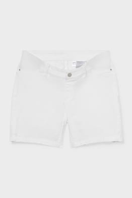 Jeans gravide - pantaloni scurți denim