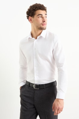 Cămașă office - slim fit - guler Kent - ușor de călcat
