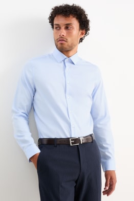 Cămașă office - slim fit - guler italian - ușor de călcat