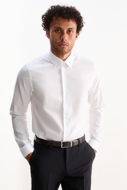 Cămașă office - slim fit - guler italian - ușor de călcat