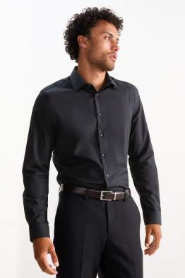 Cămașă office - slim fit - guler Kent - ușor de călcat